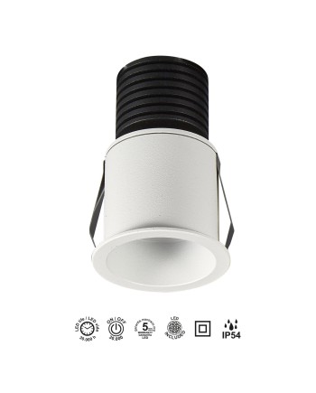 GUINCHO * MINI EMPOTRABLE LED 5W  2700K BLANCO